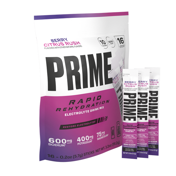 Rapid Rehydration Sticks - Berry Citrus Rush - PRIME