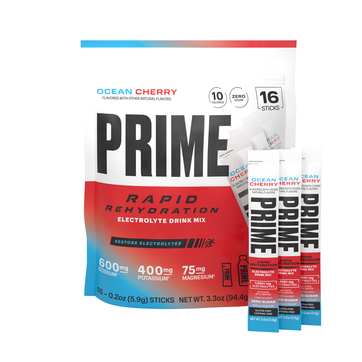 Rapid Rehydration Sticks - Ocean Cherry
