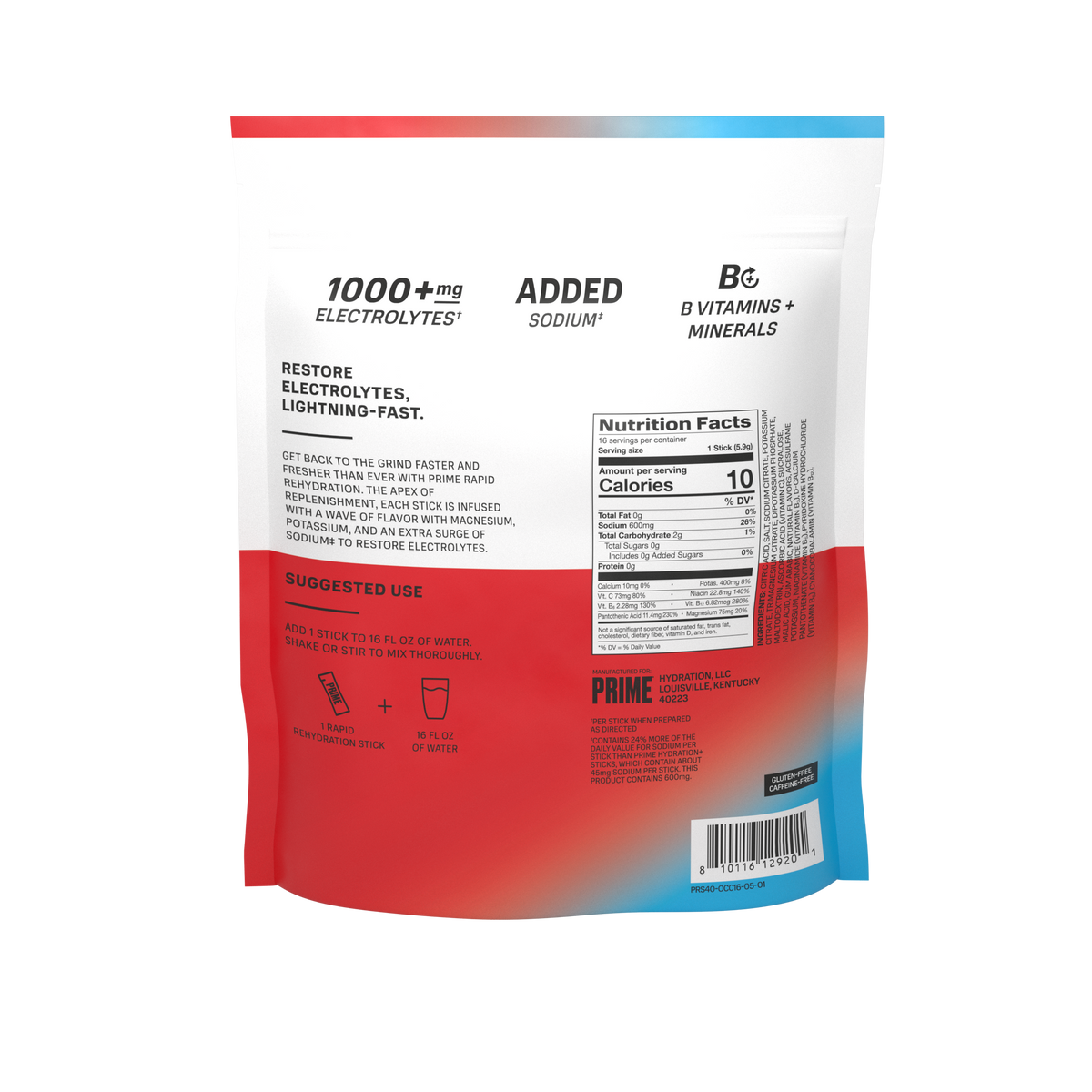 Rapid Rehydration Sticks - Ocean Cherry