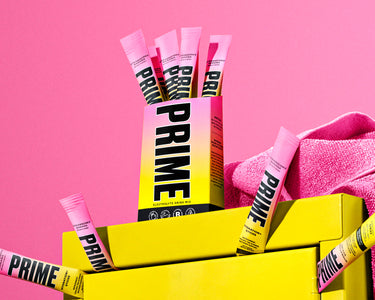 Image of PRIME Hydration+ Sticks in Strawberry Banana Flavor